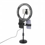 Wholesale 10 inch Selfie Ring Light with Table Top Stand & Cell Phone Holder for Live Stream, Makeup, YouTube Video, Photography TikTok, & More Compatible with Universal Phone (Black)